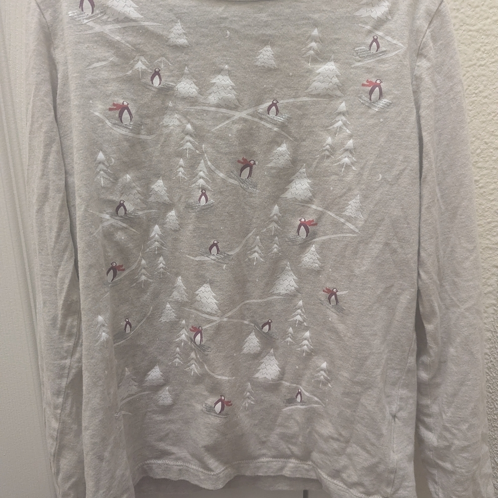 Crewcuts Penguins Long Sleeve Shirt